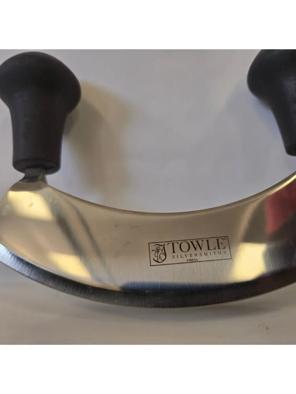 Towle Silversmiths Mezzaluna Kitchen Prep Tool Fast Paced Quick Cooking